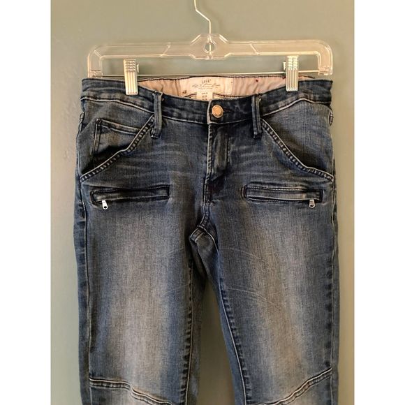 H&M L.O.G.G. women's skinny blue jeans size 28 inseam 30" - Picture 4 of 6